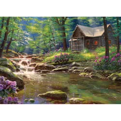 Cobble Hill Fishing Cabin Jigsaw Puzzle 1000 pc