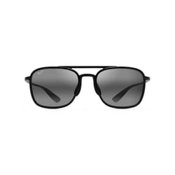 Maui Jim Keokea Unisex Black Frame Neutral Grey Lens Polarized Sunglasses