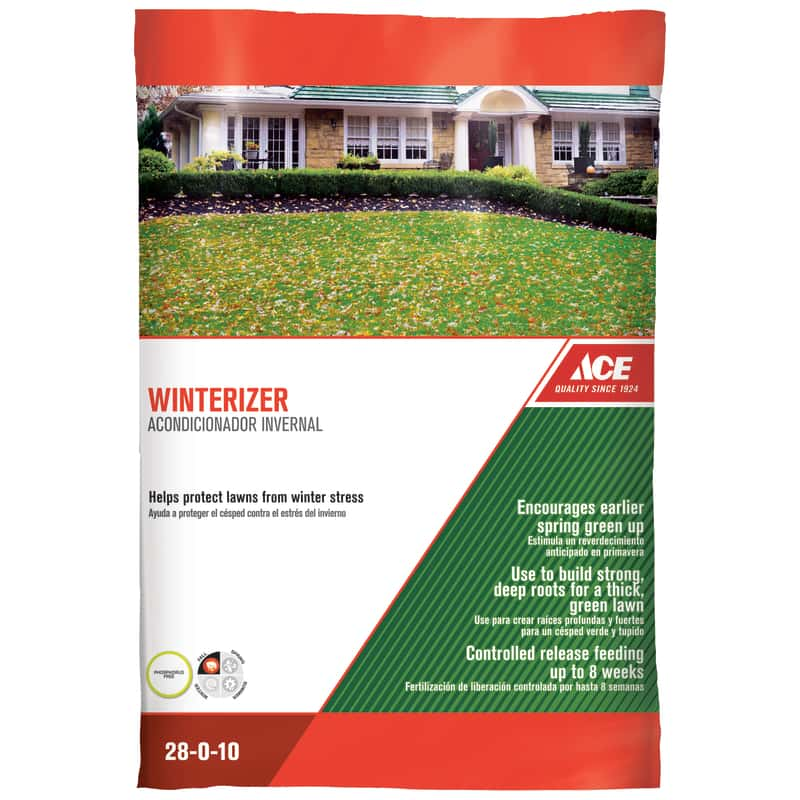 Ace 28-0-10 Winterizer Lawn Fertilizer For All Grass Types 42.9 lb ...