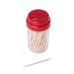 Farberware Multicolored Plastic/Wood Toothpicks With Dispenser