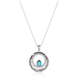 Montana Silversmiths Women's Enchanted Soul Silver/Turquoise Necklace
