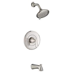 American Standard Chatfield Brushed Nickel Brass 3 settings Tub and Shower Trim Kit 1.8 gpm