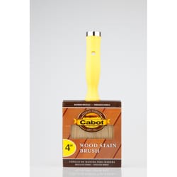 Cabot  4 in. W Straight  Stain Brush 