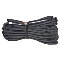 Work Hose 25 ft. L X 3/8 in. D Flexible Air Hose Black
