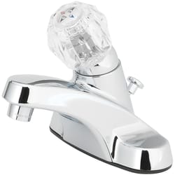 OakBrook Chrome Traditional Single-Handle Bathroom Sink Faucet 4 in.