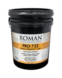 Roman PRO-732 Extra Strength Clay/Modified Starches Tan Wallpaper Adhesive 5 gal