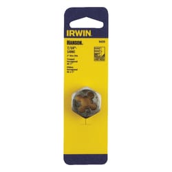 Irwin Hanson High Carbon Steel SAE Hexagon Die 7/16 in. 1 pc