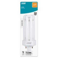 Feit 32 W PL 1.9 in. D X 5.2 in. L CFL Bulb Neutral White Speciality 3500 K 1 pk