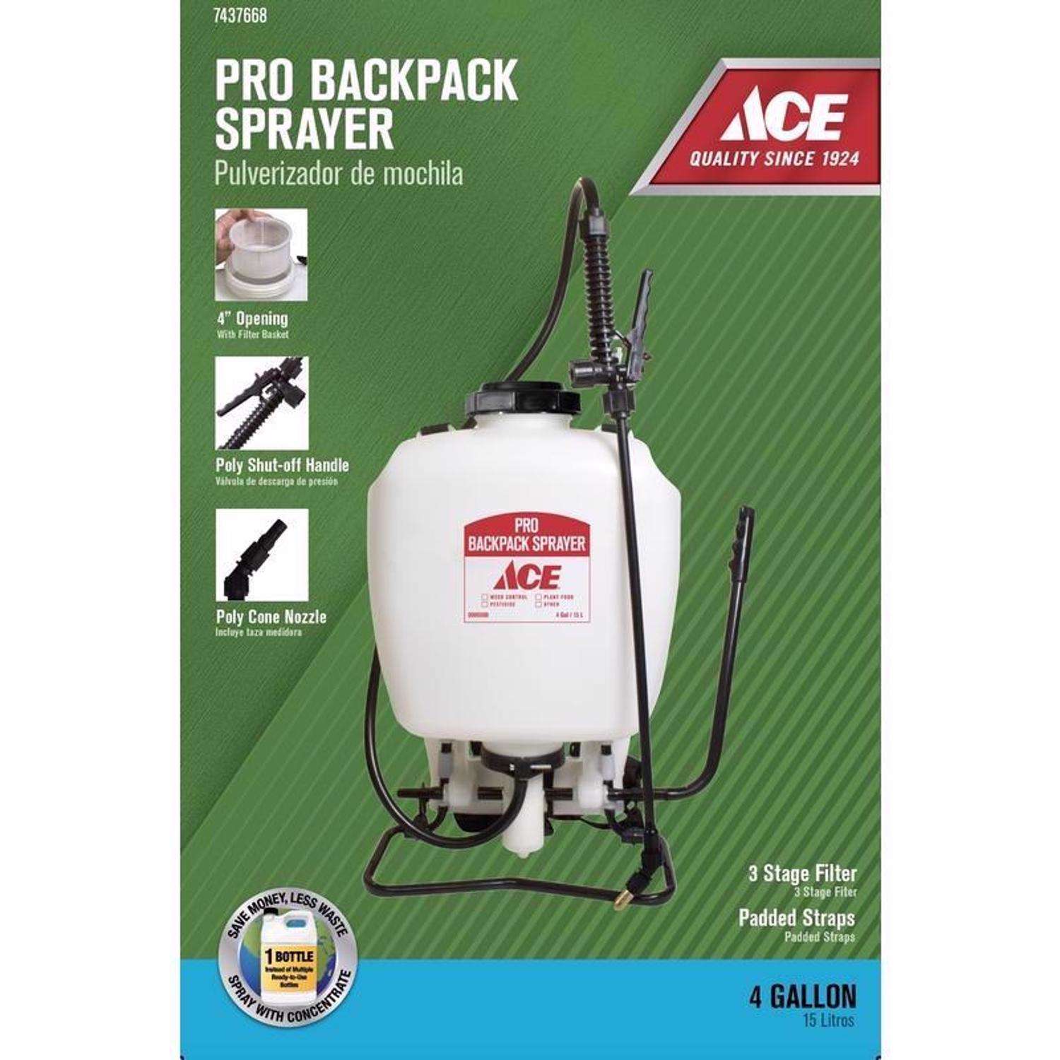 Ace 4 gal Sprayer Backpack Sprayer Ace Hardware