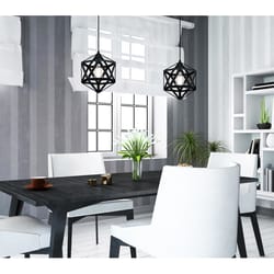 Westinghouse Geometric Matte Black 1 lights Pendant Light