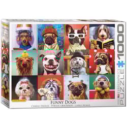 Eurographics Funny Dogs Jigsaw Puzzles Multicolored 1000 pc