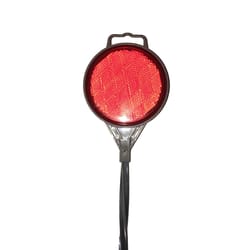 Home Plus 48 in. Round Red Driveway Marker 1 pk