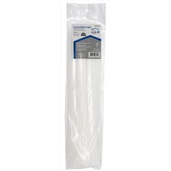 Home Plus 14.5 in. L White Cable Tie 100 pk