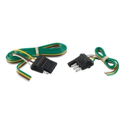 CURT 4 Flat Connector Plug and Socket 48 in.