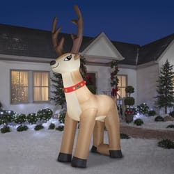 Gemmy Airblown LED Colossal Airblown Reindeer 20 ft. Inflatable