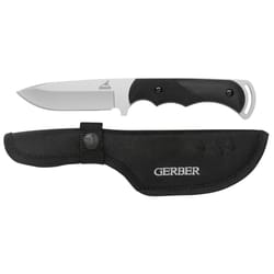 Gerber Freeman Black 420 HC Stainless Steel 8.4 in. Fixed Blade Knife