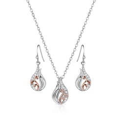 Montana Silversmiths Women's Whisps of Elegance Crystal Gold/Silver Jewelry Sets Water Resistant