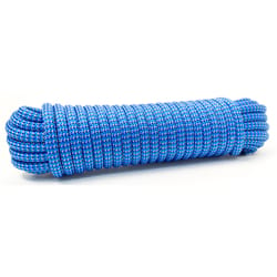 Ace 1/2 in. D X 50 in. L Blue Diamond Braided Polypropylene Rope