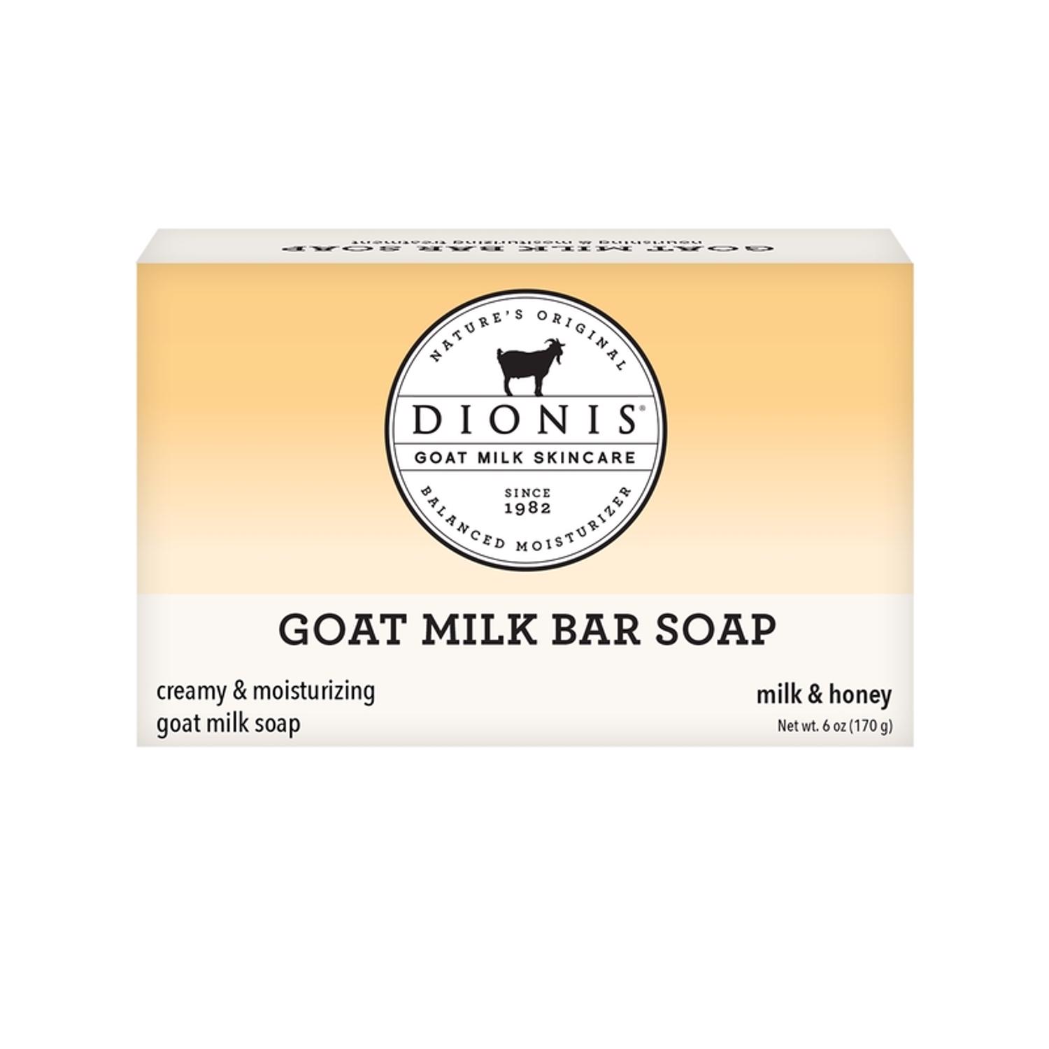 Photos - Hair Product Dionis Goat Milk Milk & Honey Scent Soap Bar 6 oz 1 pk C33460-6 