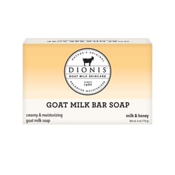 Dionis Goat Milk Milk & Honey Scent Soap Bar 6 oz 1 pk