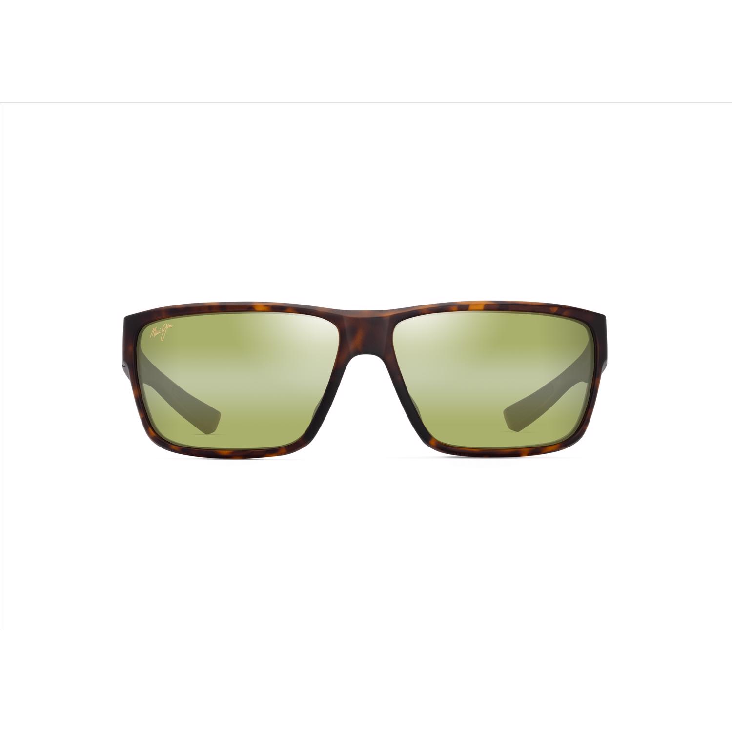 Maui Jim Uila Men's Matte Dark Havana w/Black Frame Maui HT Lens Polarized Sunglasses
