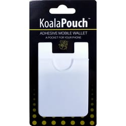 2X Mobile KoalaPouch Black/White Adhesive Cell Phone Wallet
