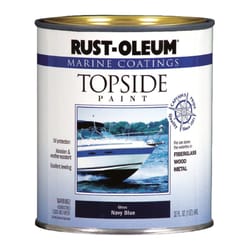 Rust-Oleum Marine Coatings Outdoor Gloss Navy Blue Marine Topside Paint 1 qt