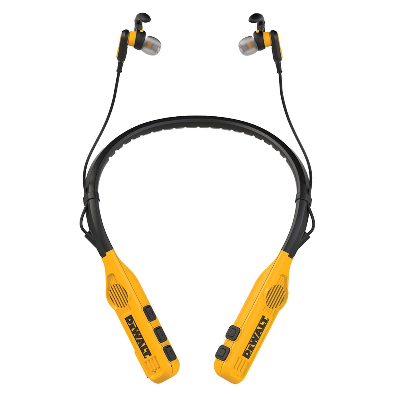 DeWalt Pro Max Wireless Bluetooth Neckband Behind-the-Neck
