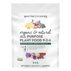 Whitney Farms Organic Granules All Purpose Plant Food 4 lb