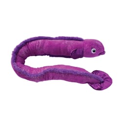 Pet Shop by Fringe Studio Purple Plush Kind Of A Big Eel Dog Toy Large 1 pk