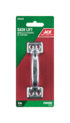 Ace 4 in. L Chrome Steel Universal Sash Lift Handle 1 pk