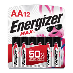 Energizer Max AA Alkaline Batteries 12 pk Carded