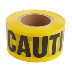 Irwin Strait-Line 1000 ft. L X 3 in. W PVC Caution Barricade Tape Yellow