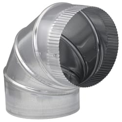 Imperial 7 in. D X 7 in. D Adjustable 90 deg Galvanized Steel Furnace Pipe Elbow