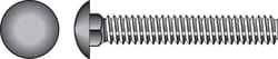 HILLMAN 3/8 in. X 1-1/2 in. L Zinc-Plated Steel Carriage Bolt 100 pk