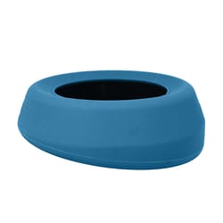 Kurgo Blue Splash Free Wander PVC 24 oz Pet Bowl For Dogs