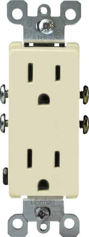 Leviton 20 amps 125 V Duplex White Outlet 5-20R 10 pk - Ace Hardware