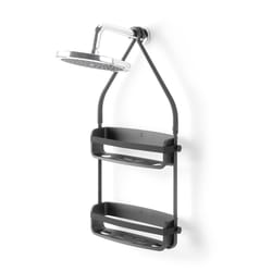 Umbra Flex Shower 26 in. H X 4 in. W X 13 in. L Black Shower Caddy