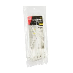 Gardner Bender 8 in. L Clear Self-Cutting Cable Tie 50 pk