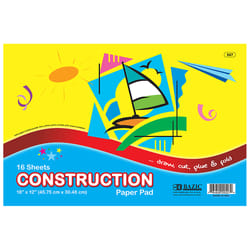 Bazic Products 12 in. W X 18 in. L Construction Paper 16 sheet