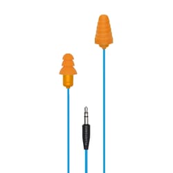 Plugfones Guardian 29 dB Nylon/Silicone/Soft Foam 3.5 MM Jack Blue/Orange 1 pair
