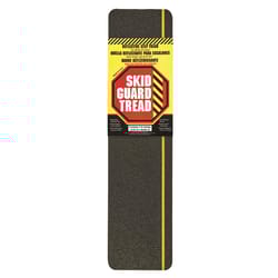 Skid Guard 6 in. W X 24 in. L Black/Yellow Stair Tread
