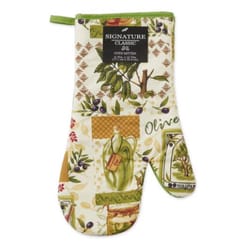 Kane Home Green Olives Cotton Oven Mitt