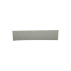 Ives 34 in. L Satin Gray Stainless Steel Push Plate 1 pc