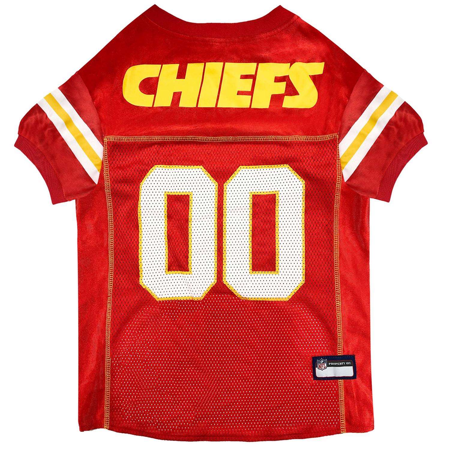 Pets First KCC-4145-LG Kansas City Chiefs Mesh Jersey : : Pet  Supplies