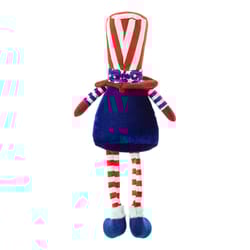 Glitzhome Patriotic Shelf Sitter Polyester 1 pc