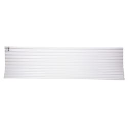 Tuftex SeaCoaster 26 in. W X 16 ft. L PVC Roof Panel White