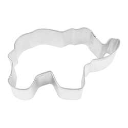 R&M International Corp 2 in. W X 4 in. L Elephant Cookie Cutter Silver 1 pc