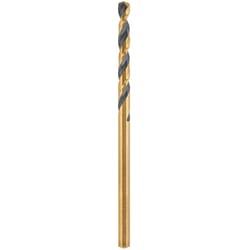 DeWalt Black & Gold 5/32 in. X 3.12 in. L High Speed Steel Split Point Drill Bit Round Shank 1 pc