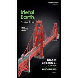 Metal Earth Golden Gate Bridge Construction Toy Gray/Red